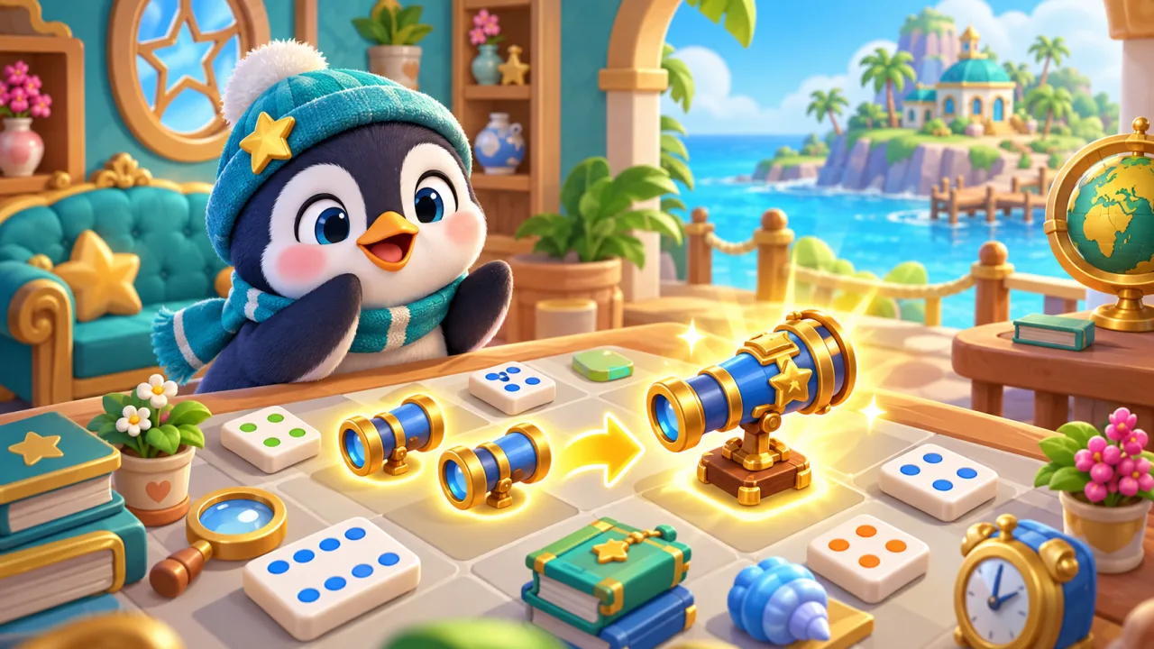 Domino Penguin game artwork