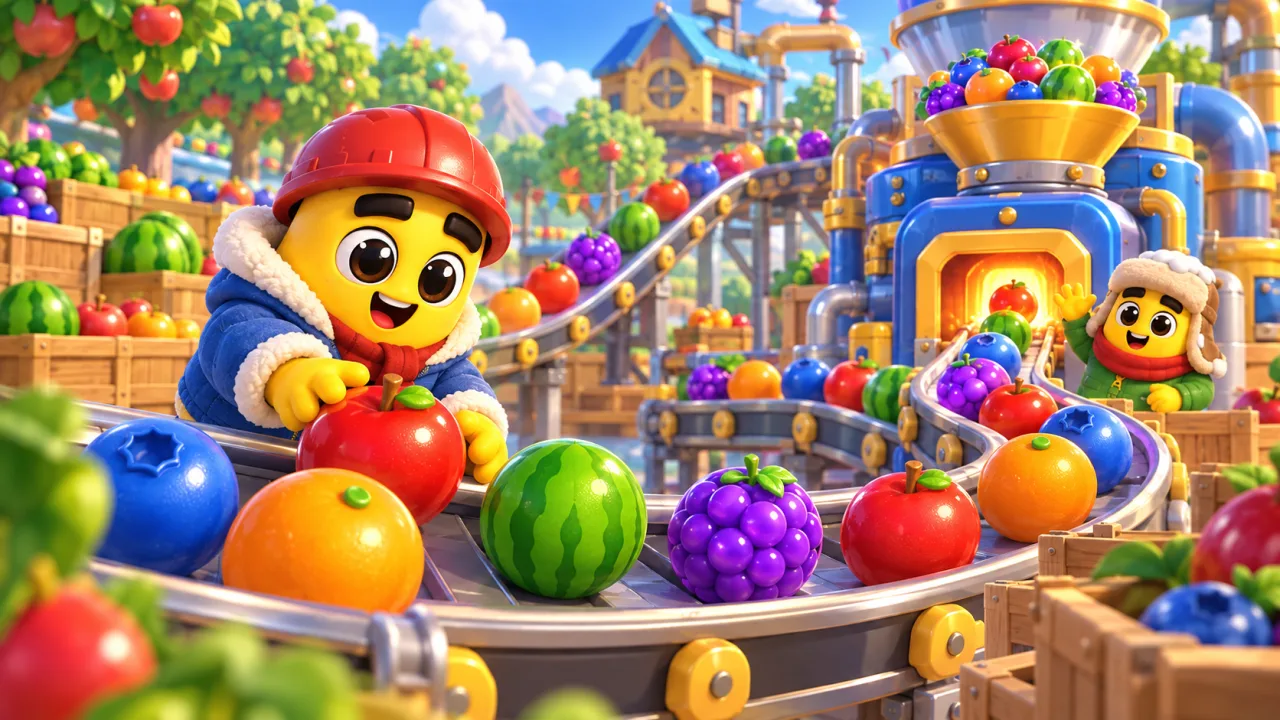 Fruit Orb Factory game artwork